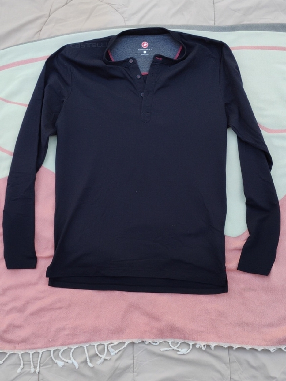 Castelli Henley Shirt Size Large